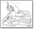 musleman fights dragon