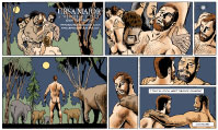 The cub meets the werebear clan in the woods